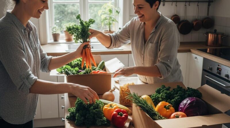 To glade hjemmekokke med måltidskasser